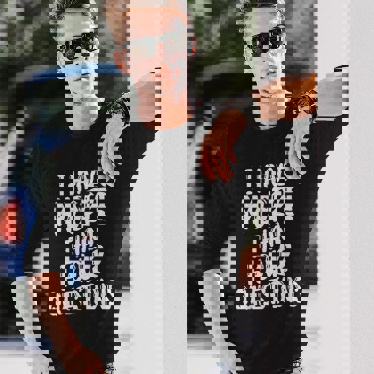 I Have More Four Questions 面白い ハッピー過越祭 キッズ 長袖Tシャツ 彼への贈り物