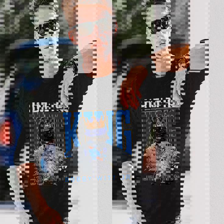 Home Run King Bobby Witt Jr Kansas City Mlbpa 長袖Tシャツ 彼への贈り物