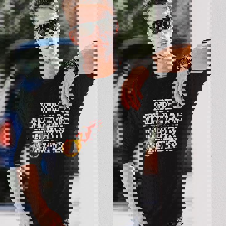 I Hope Both Teams Get Hit With A Meteor Lose メンズ レディース 長袖Tシャツ 彼への贈り物