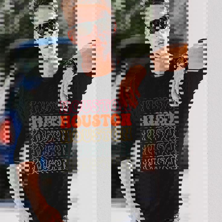 Houston ヒューストン 長袖Tシャツ 彼への贈り物