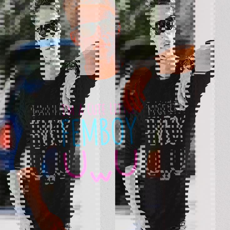 I'm A Cute Little Femboy Aestheticissy 長袖Tシャツ 彼への贈り物