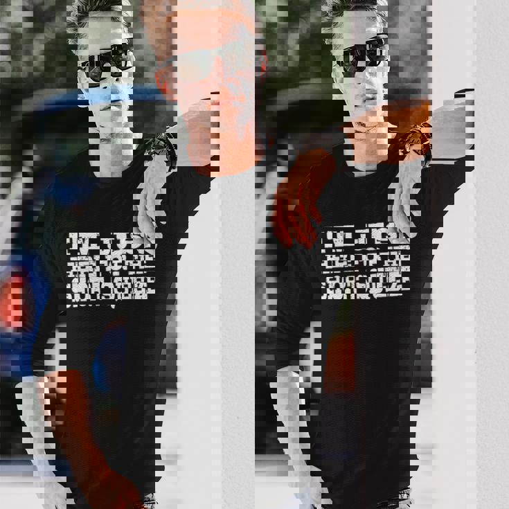 I'm Just Here For Thehortqueeze 面白い株式市場 長袖Tシャツ 彼への贈り物