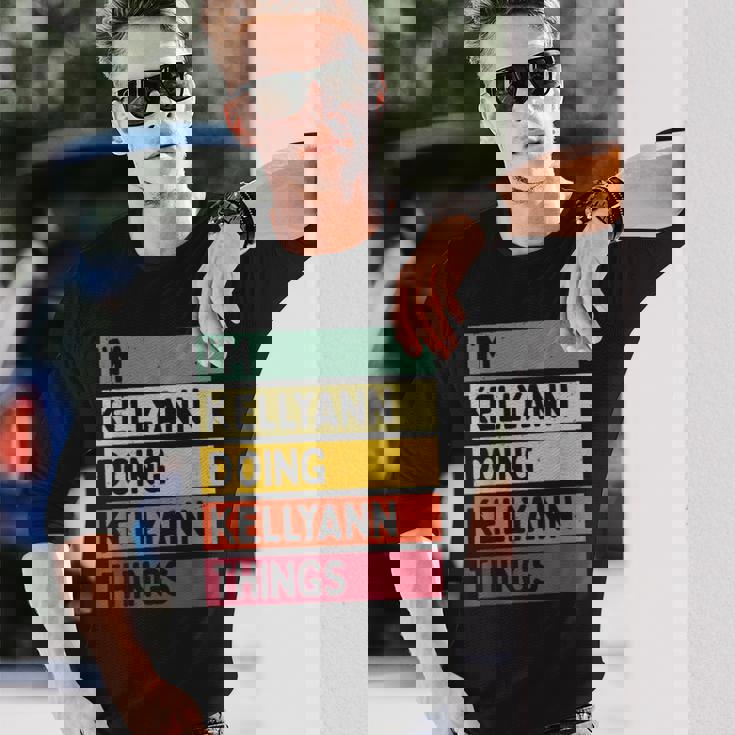 I'm Kellyann Doing Kellyann Things 面白い 名言 長袖Tシャツ 彼への贈り物