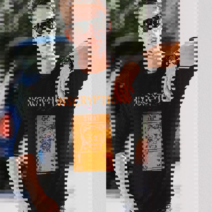 Inscryption 心理ストード カードゲーム ハロウィン 怖い 長袖Tシャツ 彼への贈り物