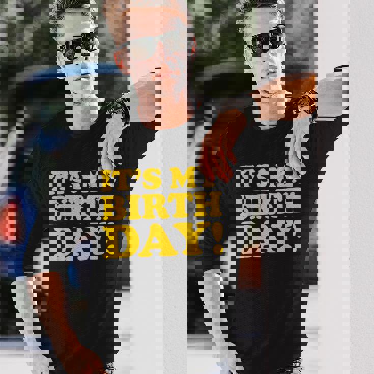 It's My Birthday 長袖Tシャツ 彼への贈り物