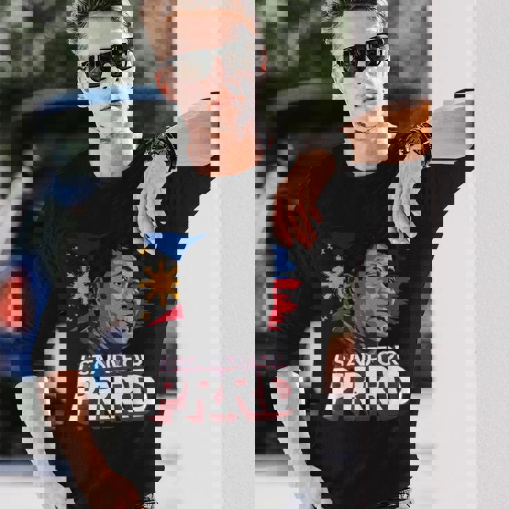 Itand For Prrd サポーター Digong Duterte フィリピン Du30 長袖Tシャツ 彼への贈り物