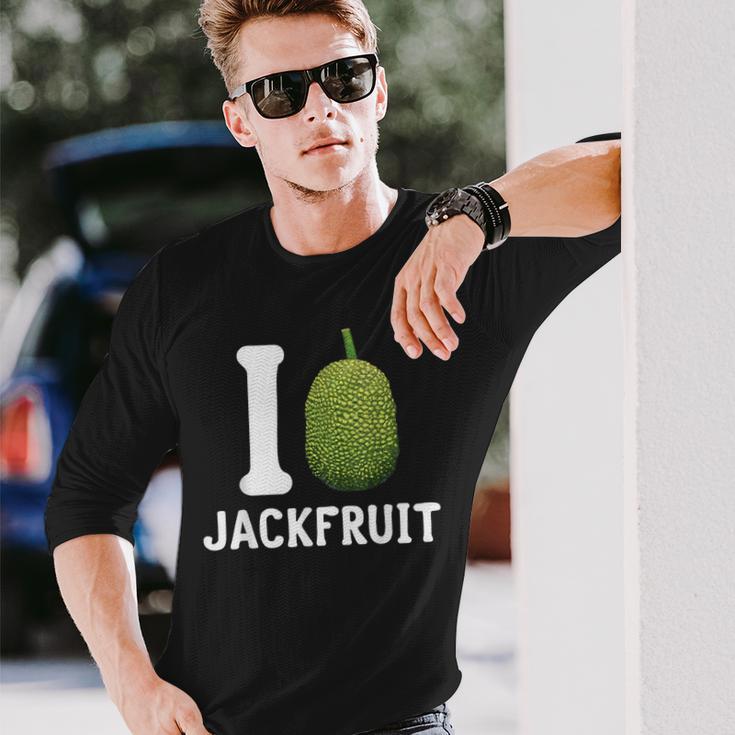 Jackfruit ビーガン ベジタリアン エキゾチックフルーツ 植物ベースのダイエット 長袖Tシャツ 彼への贈り物
