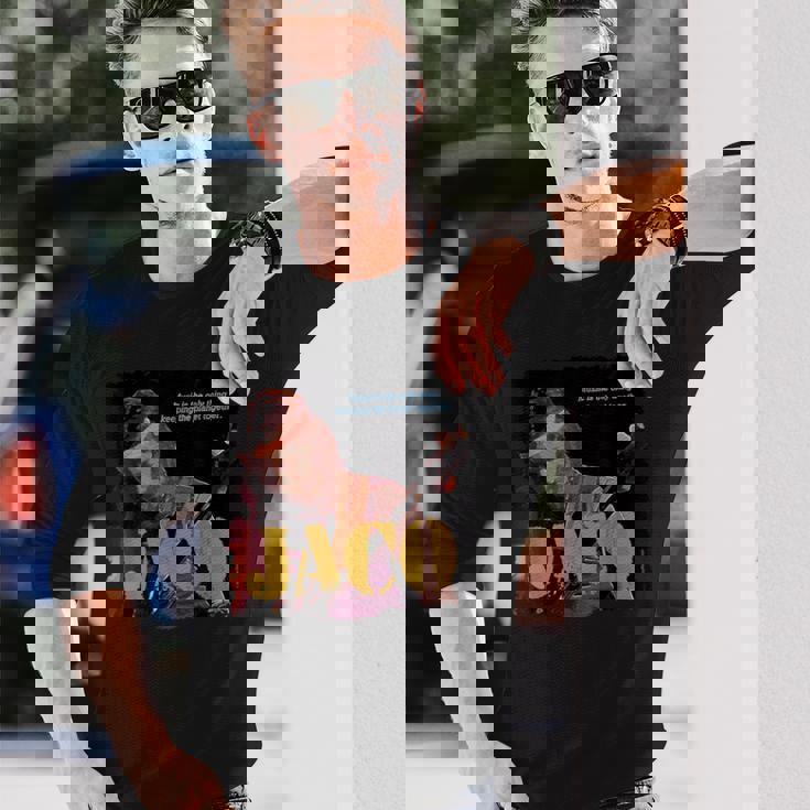 Jaco Jazz Wisdom ベーシストミュージシャン 長袖Tシャツ 彼への贈り物