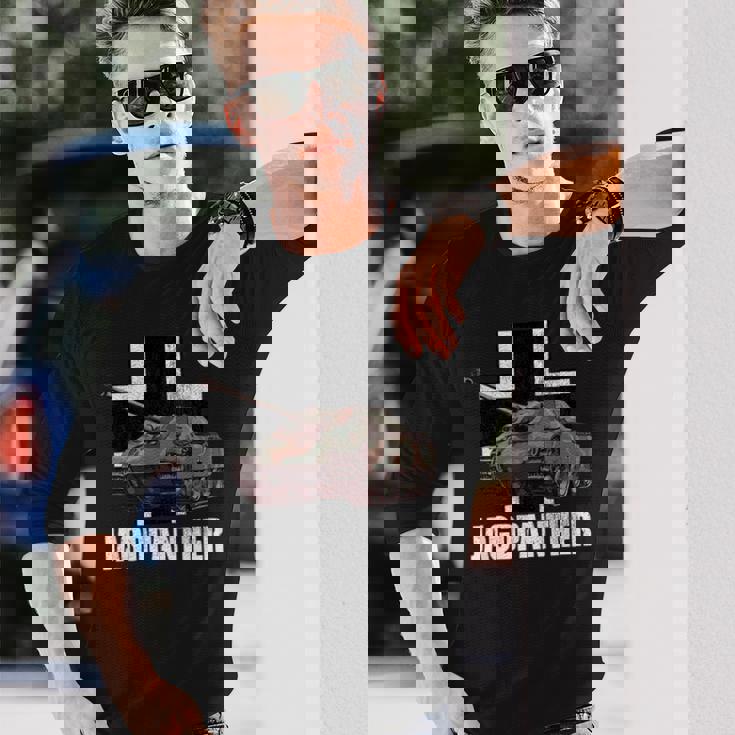 Jagdpanther ハンティング パンサー ドイツ戦車 デストロイヤー 長袖Tシャツ 彼への贈り物