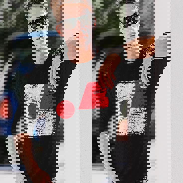 Japanese Flag Indonesiaインドネシアの遺産 インドネシアのルーツ 日本の国旗 インドネシアの国旗 長袖Tシャツ 彼への贈り物