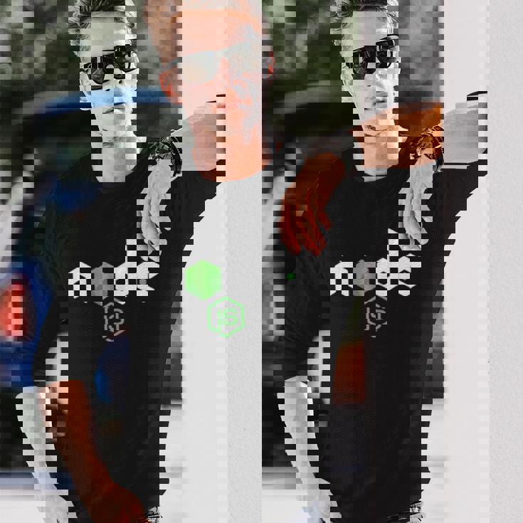 Javascript Programmer Js Node Pc Developers 長袖Tシャツ 彼への贈り物