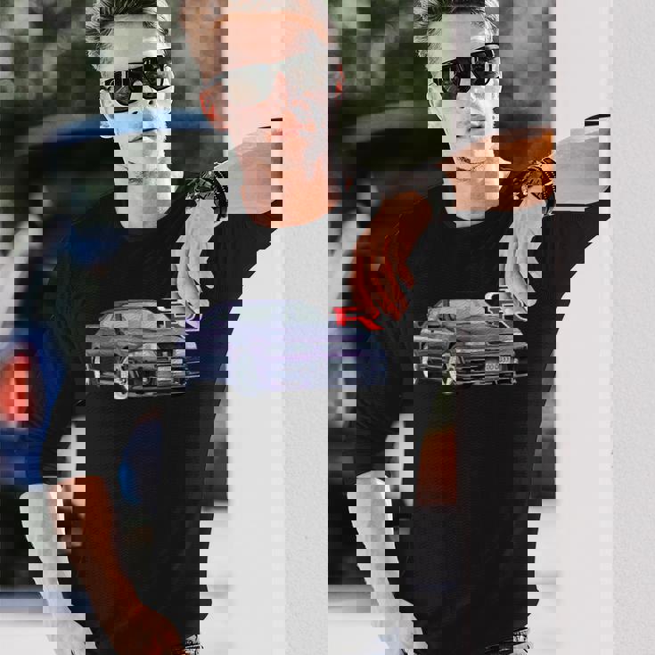 Jdm Car R33-Spec ミッドナイトトラック 400R 長袖Tシャツ 彼への贈り物