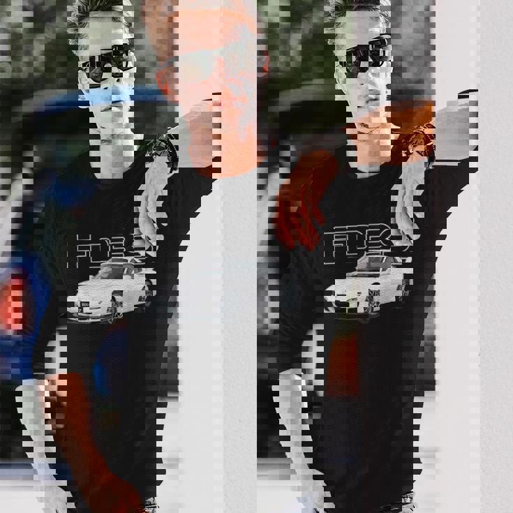 Jdm Fd ロータリーカー ホワイト 長袖Tシャツ 彼への贈り物