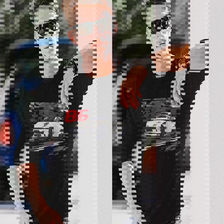 Jdm カー ストリート ドリフト レース Dk 土屋 86 アニメ 長袖Tシャツ 彼への贈り物