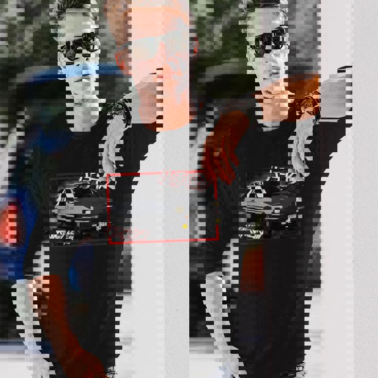 Jdm ドリフト アニメ マンガ 車 八六 長袖Tシャツ 彼への贈り物