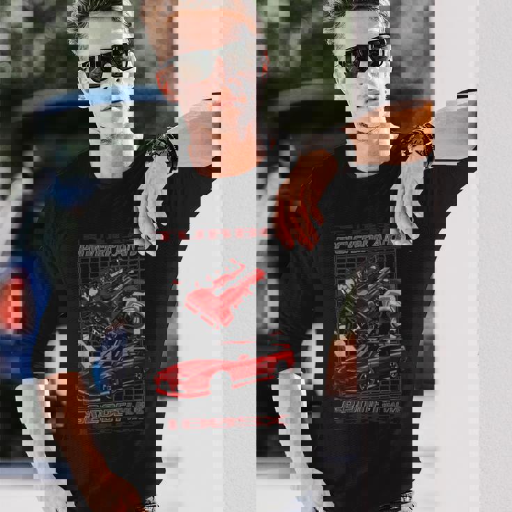 Jdm13 180Sx ターボ 長袖Tシャツ 彼への贈り物