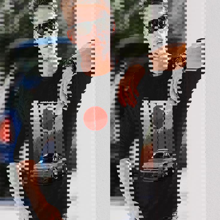 Jdm15 シルビアジャパン ドリフトカー ライジングサンチューニング 長袖Tシャツ 彼への贈り物