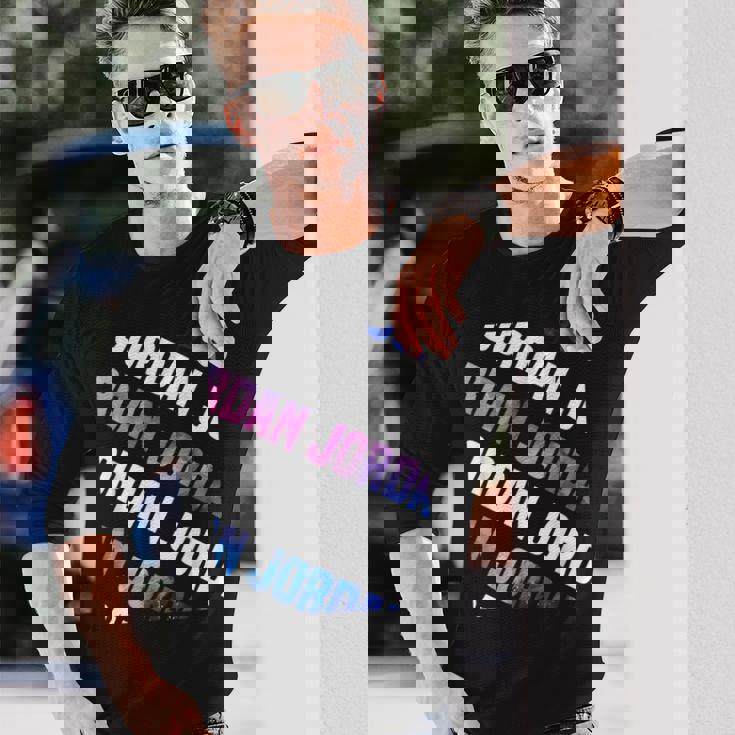 Jordan迷彩柄水彩カモフラージュ 長袖Tシャツ 彼への贈り物