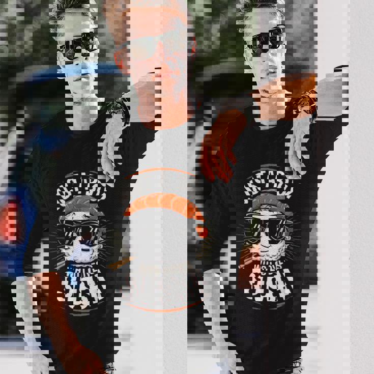 Just A Boy Who Lovesushis ushi Lover キッズ ボーイズ ティーン 長袖Tシャツ 彼への贈り物