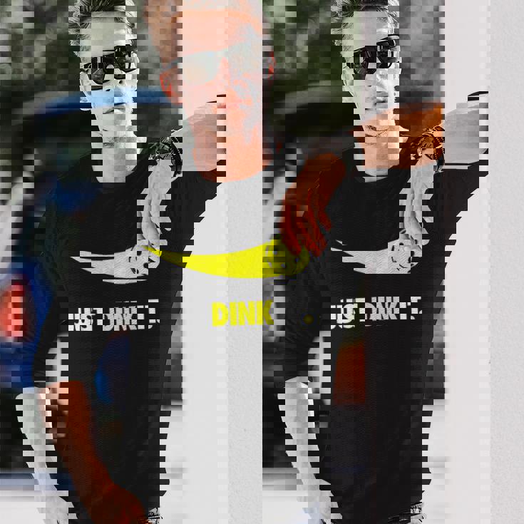 Just Dink It ピックルボールシャツ メンズ レディース キッズ 長袖Tシャツ 彼への贈り物