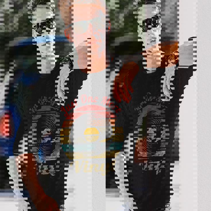 Just One More ビニールレトロレコード ヴィンテージミュージック 長袖Tシャツ 彼への贈り物