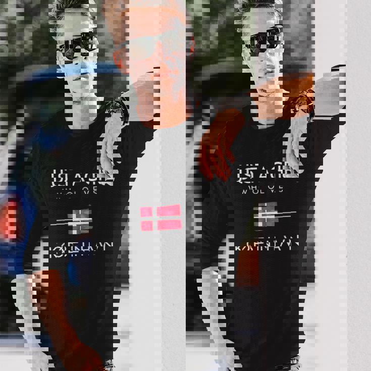 Kobenhavn デンマーク デンマーク コベンヘブン マーメイド 長袖Tシャツ 彼への贈り物