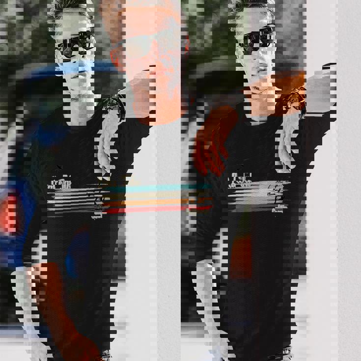 Lake Tahoe カリフォルニア ウィンドサーフィン レトロ レース ウィンドサーファー 長袖Tシャツ 彼への贈り物