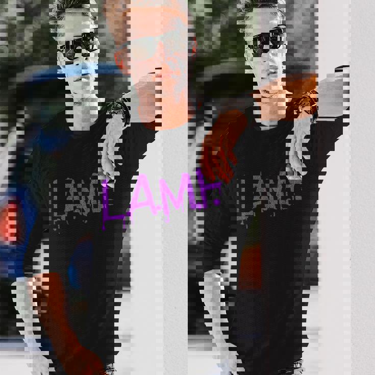 LAMF ラムパンクロックレトロデビーファンタイムサマーキャンプ 長袖Tシャツ 彼への贈り物
