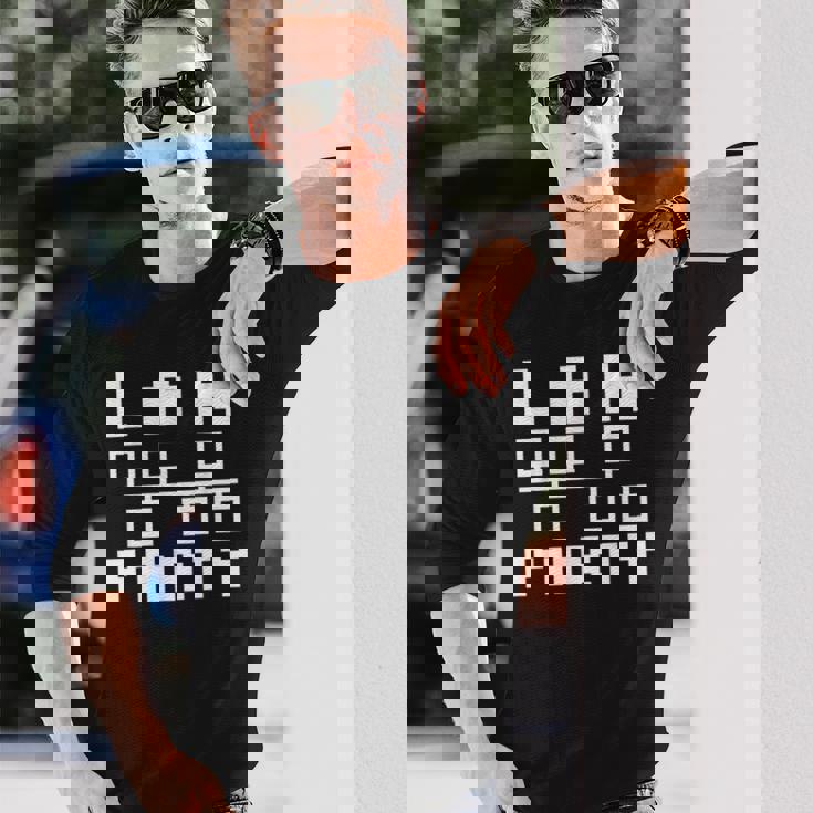 Lan Party レトロゲームtシャツ 長袖Tシャツ 彼への贈り物