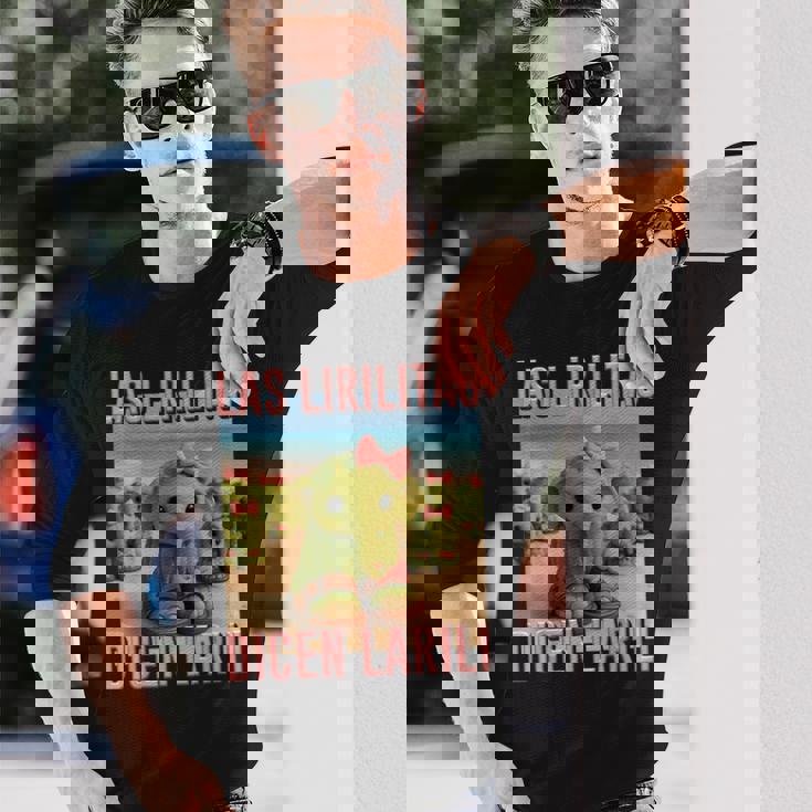 Las Lirilitas Dicen Larili イタリアン ブレイン モンスター Ai キッズ 長袖Tシャツ 彼への贈り物