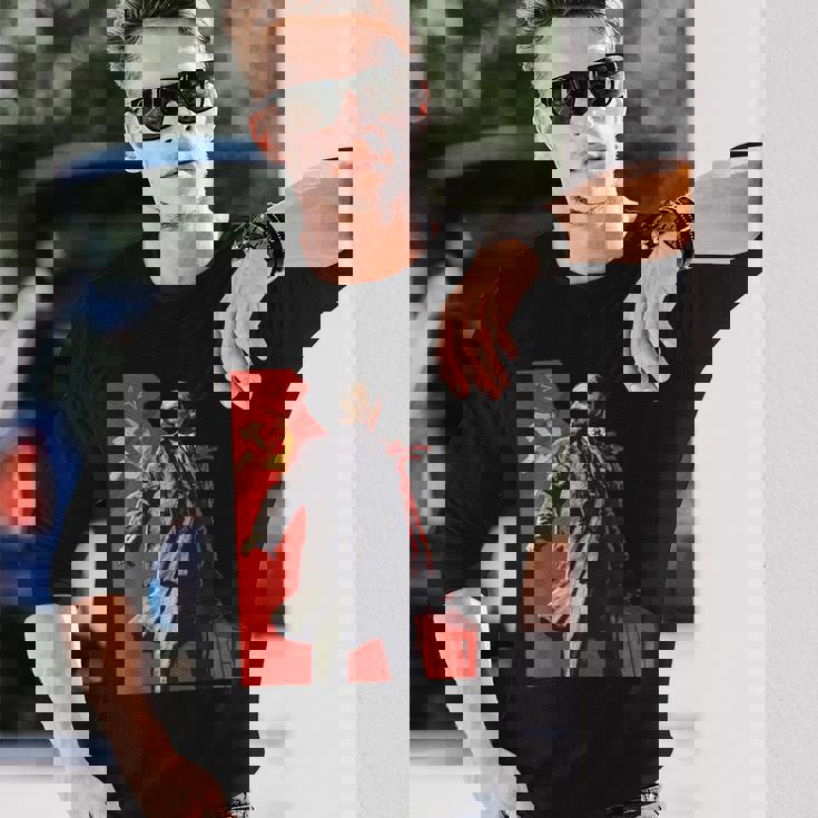 Lenin Forever ソビエト連邦 ソ連 ロシア レトロ ヴィンテージ ジャージ 長袖Tシャツ 彼への贈り物