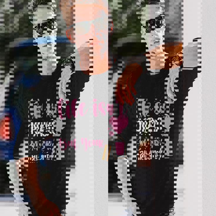 Life Isn't Perfect But You Nails Can Be Manicurist ネイルテック 長袖Tシャツ 彼への贈り物