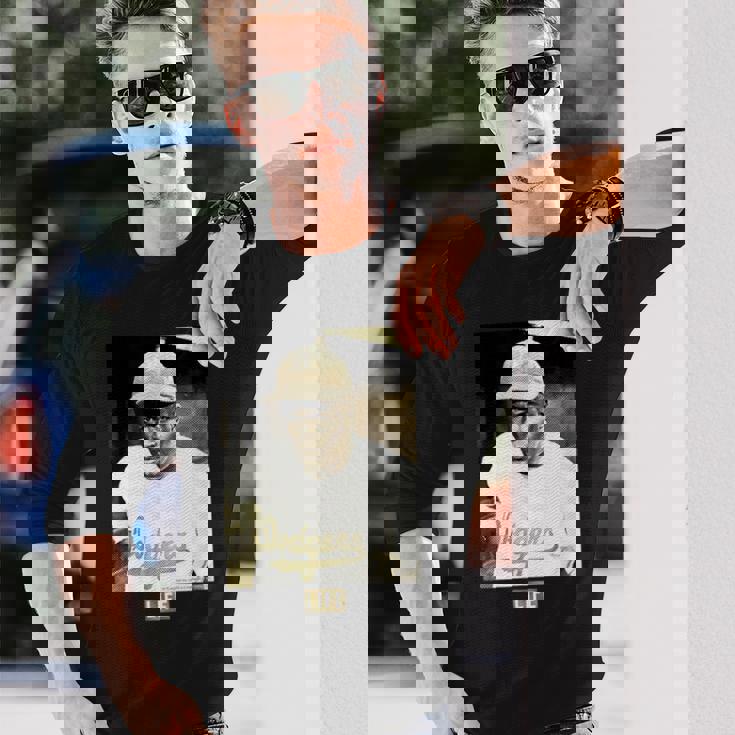 Life Picture Collection _ ジャッキー ロビンソン4 _ 野球 長袖Tシャツ 彼への贈り物