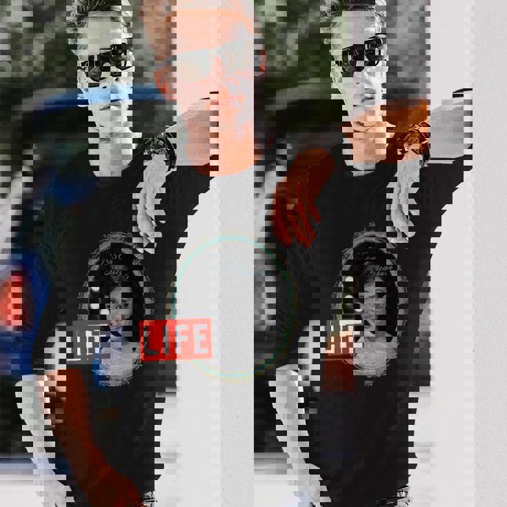 Life Picture Collection オードリー ヘプバーン（2） 長袖Tシャツ 彼への贈り物