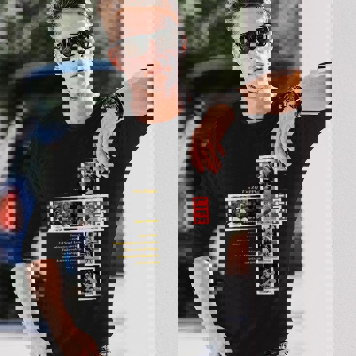 Life Picture Collection チンパンジー（1） 長袖Tシャツ 彼への贈り物