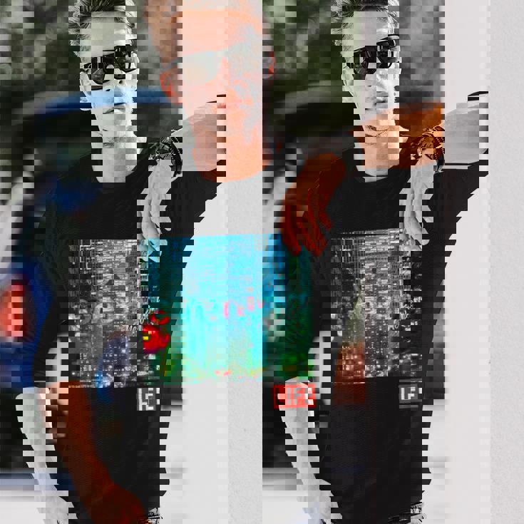 Life Picture Collection トラベル1 Evening ／ New York 長袖Tシャツ 彼への贈り物