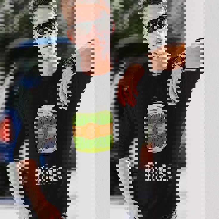 Like Pickle Rick 長袖Tシャツ 彼への贈り物