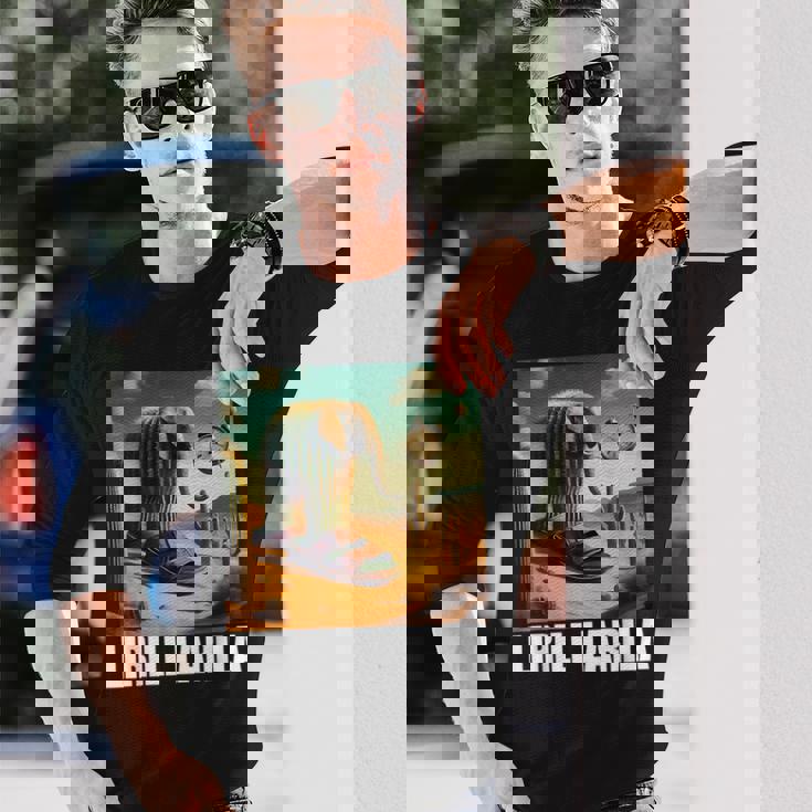 Lirili Larila イタリアのブレインロットミーム 長袖Tシャツ 彼への贈り物