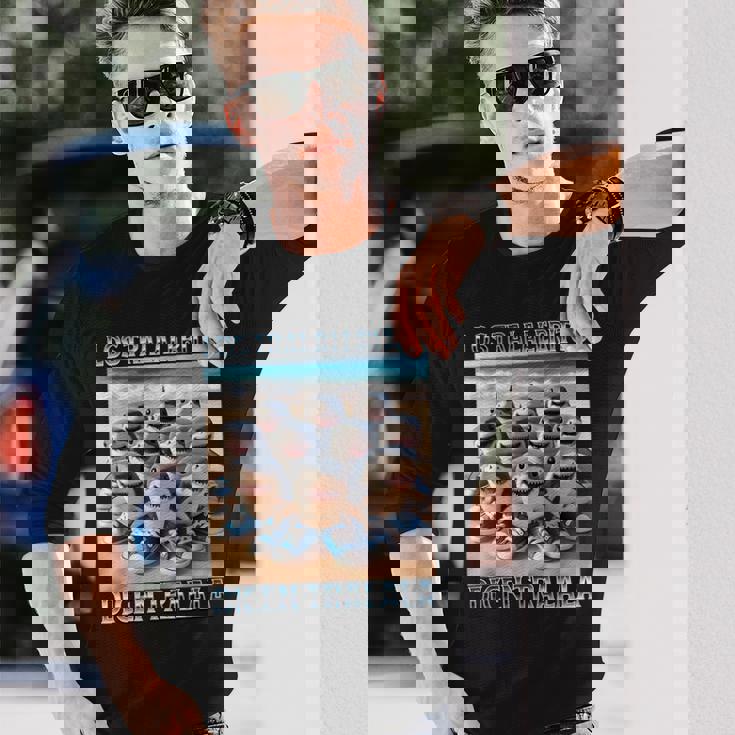 Los Traleritos Dicen Tralala イタリアンブレインロットミーム 長袖Tシャツ 彼への贈り物