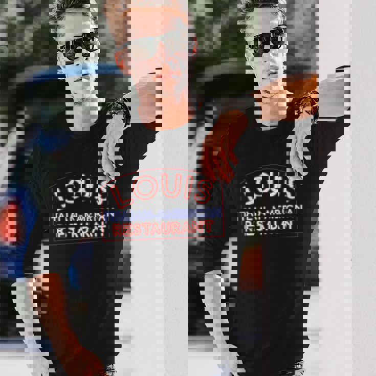 Louis レストラン イタリアンアメリカンブロンクス Ny ゴッドファーザー 長袖Tシャツ 彼への贈り物