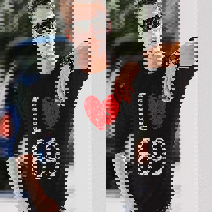 I Love 69 長袖Tシャツ 彼への贈り物