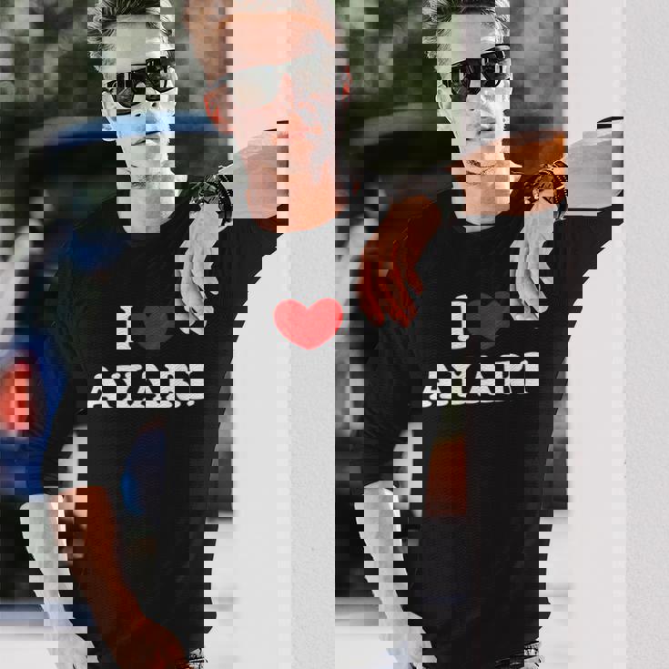 I Love Ayari 私は愛する Ayari 長袖Tシャツ 彼への贈り物