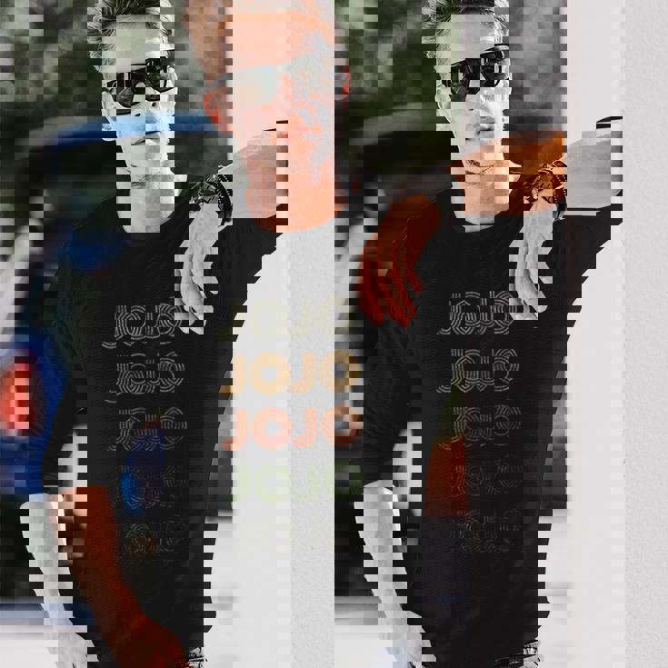 Love Heart Jojo グランジ ビンテージスタイル ブラック ジョジョ 長袖Tシャツ 彼への贈り物