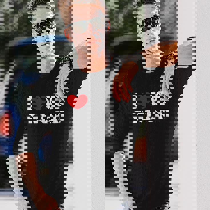 I Love My Yukari ゆかりちゃん大好き 長袖Tシャツ 彼への贈り物