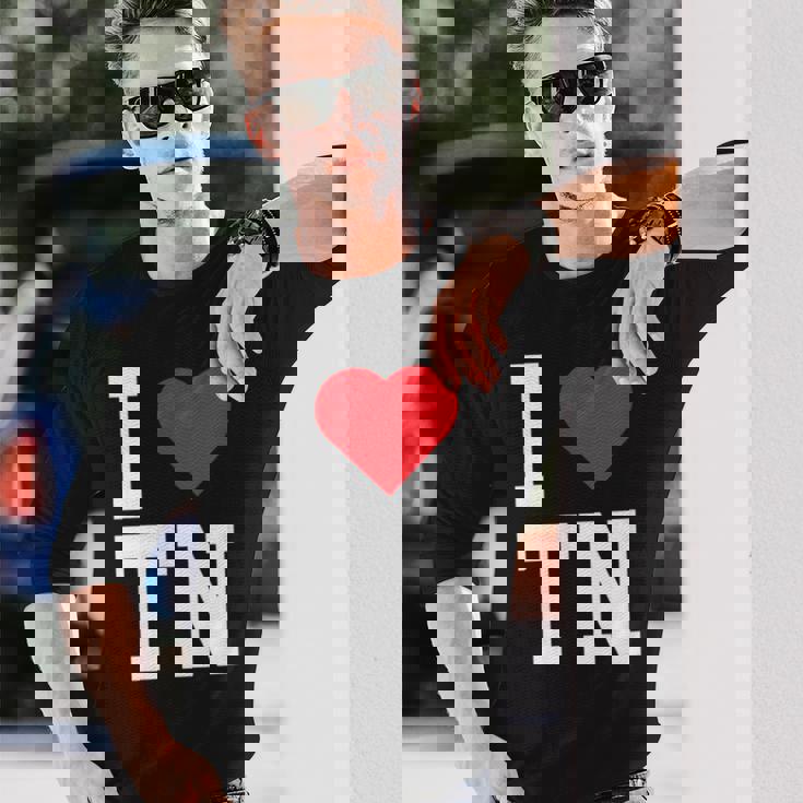 I Love Tennessee Tn Throwback Classic 長袖Tシャツ 彼への贈り物