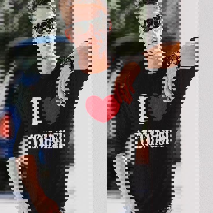 I Love Toyohashi アイラブ豊橋 長袖Tシャツ 彼への贈り物