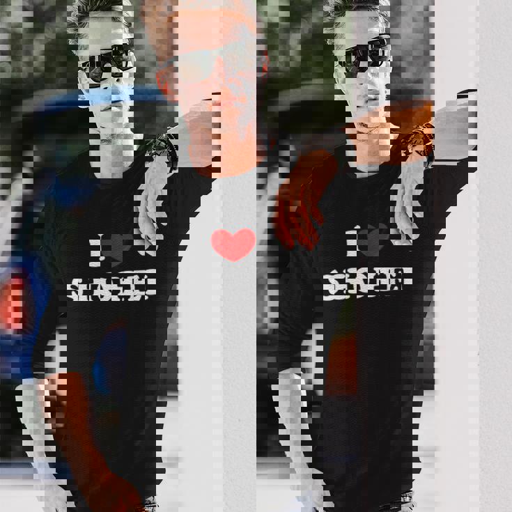 I Lovehohei 私は愛するhohei 長袖Tシャツ 彼への贈り物