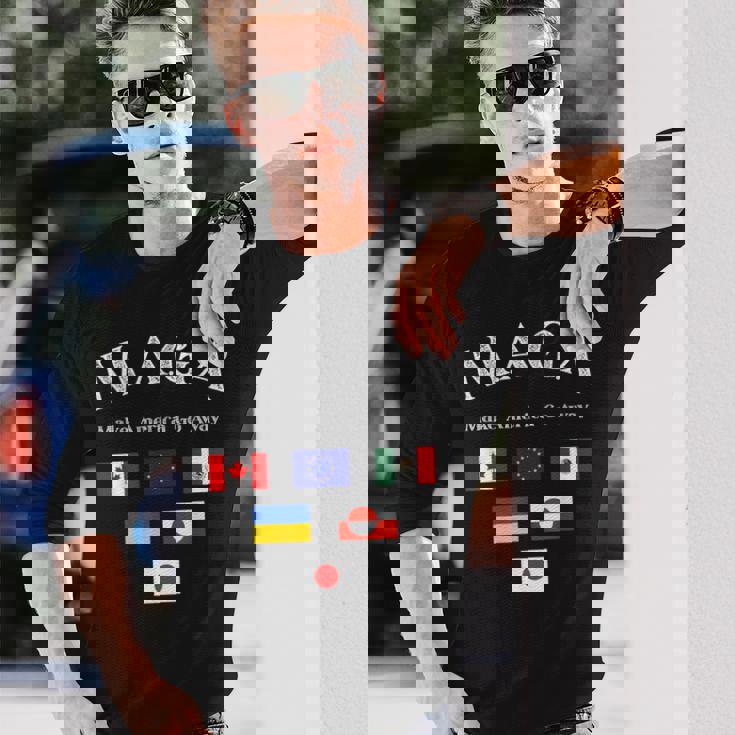 MAGA Make America Go Away 長袖Tシャツ 彼への贈り物