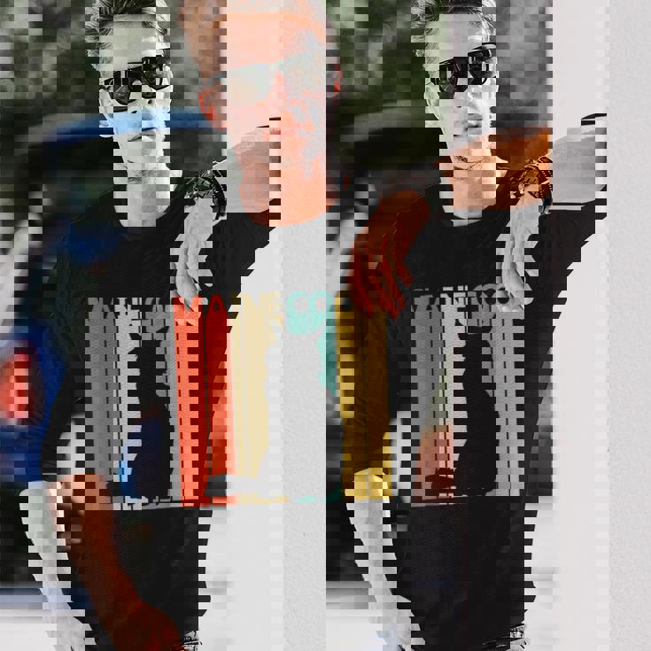 Maine Coon メインクーン 長袖Tシャツ 彼への贈り物