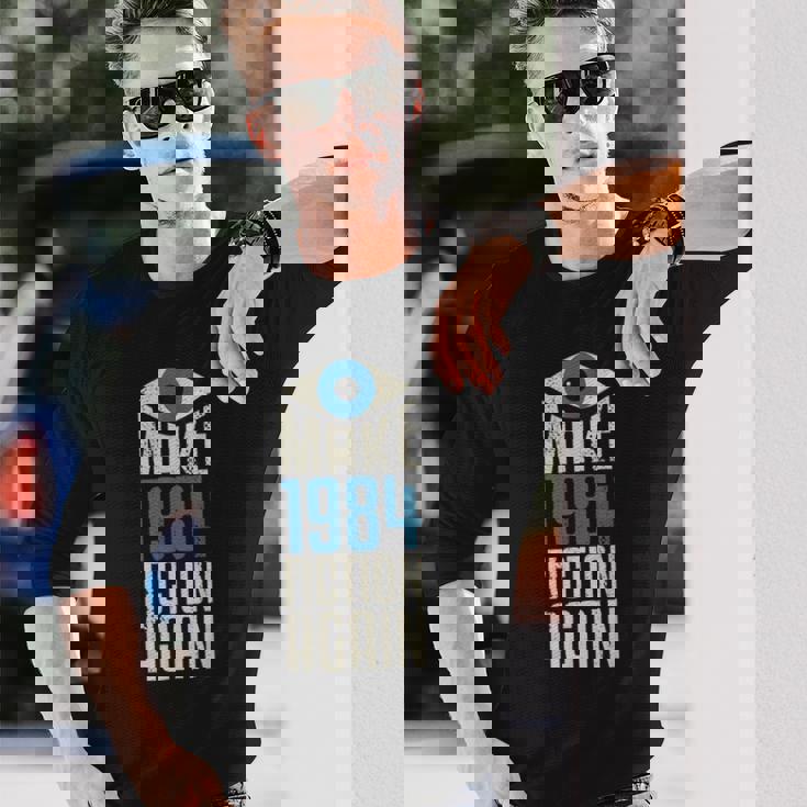 Make 1984 Fiction Again Libertarian Big Brother。 長袖Tシャツ 彼への贈り物